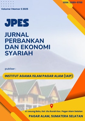 JPES (Jurnal Perbankan dan Ekonomi Syariah) adalah jurnal ilmiah yang diterbitkan oleh Institut Agama Islam Pagaralam. Jurnal ini mempublikasikan hasil penelitian dan kajian konseptual di bidang perbankan, ekonomi, dan keuangan syariah. JPES terbit tiga kali setahun  dan menerima artikel sepanjang tahun melalui sistem OJS.